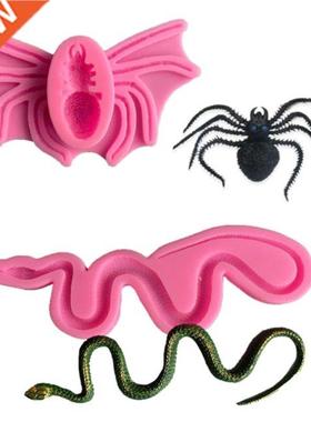 Scary Prank Fondant Silicone Molds Insect Snake Sugarcraft C