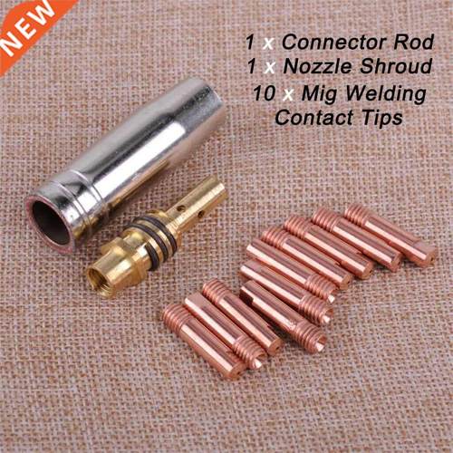 12pcs/Set MB 15AK MIG/MAG Welding Torch Contact Tips 0.8x25m
