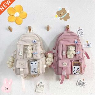 Cute Bags Women Large Capacity Backpack Waterproof Nylon Fem