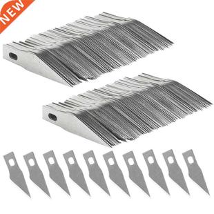 200PCS Blade Steel Blades Craft Hobby Spare Knif Replacement