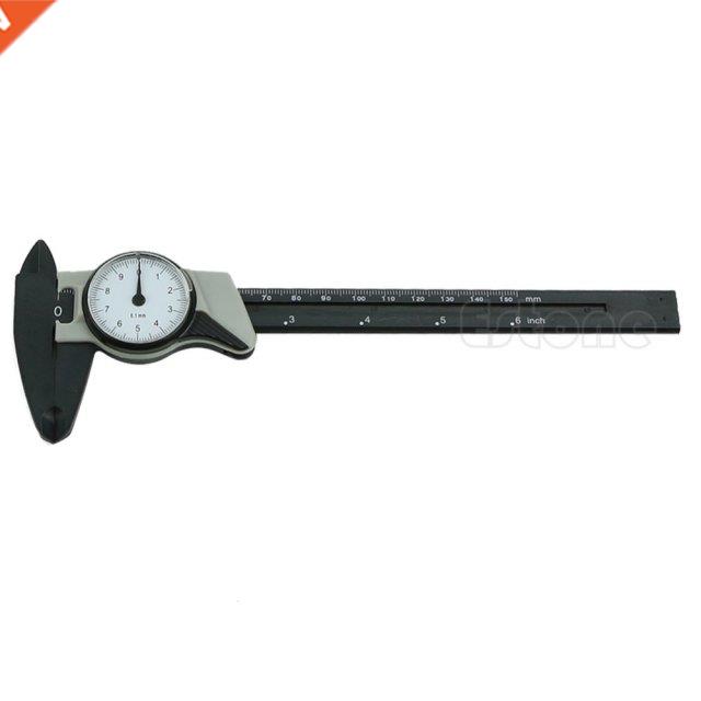 1PC New Dial Caliper Plastic Vernier Caliper 4 Way Gauge Mi