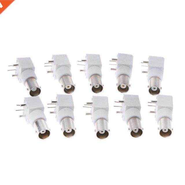 10 Pcs/Set Board PCB Mount Right Angle BNC Female Jack With