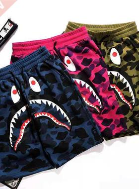 Summer New Beach Pants Men's Japanese Tide Brand Shorts Camo