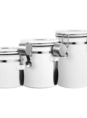 Airtight Sealed Canister with Spoon Container Large Capacity