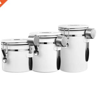 Airtight Sealed Canister with Spoon Container Large Capacity