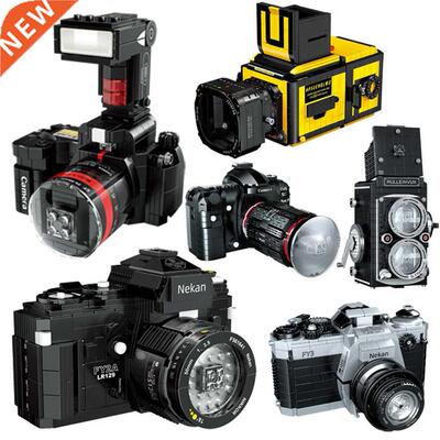 BZDA 2022 Mini Bricks New Retro Camera Model Building Blocks