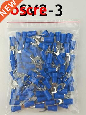 100PCS/Pack SV2-3 Blue Cold pressed terminals Cable Wire Con