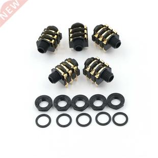 Audio Mount Panel PCB 6pin Stereo Jack 6.35mm 5Pcs