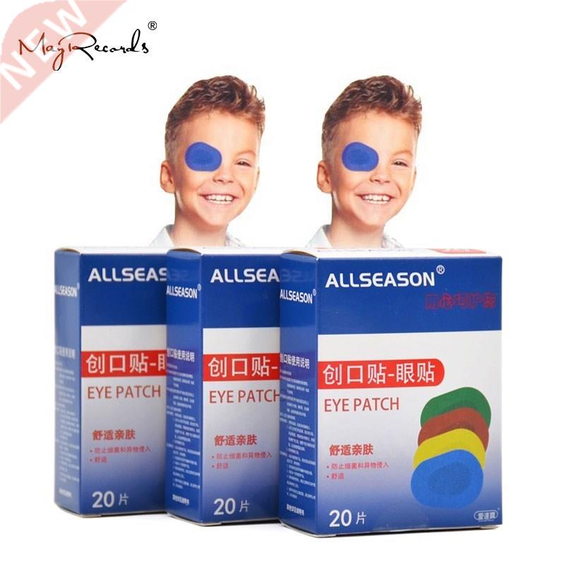 Free Shipping 60PCs/Boxes Colorful Breathable Eye Patch Ban