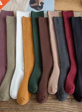 10 Colors Autumn New Women's Socks Cotton Winter Lon