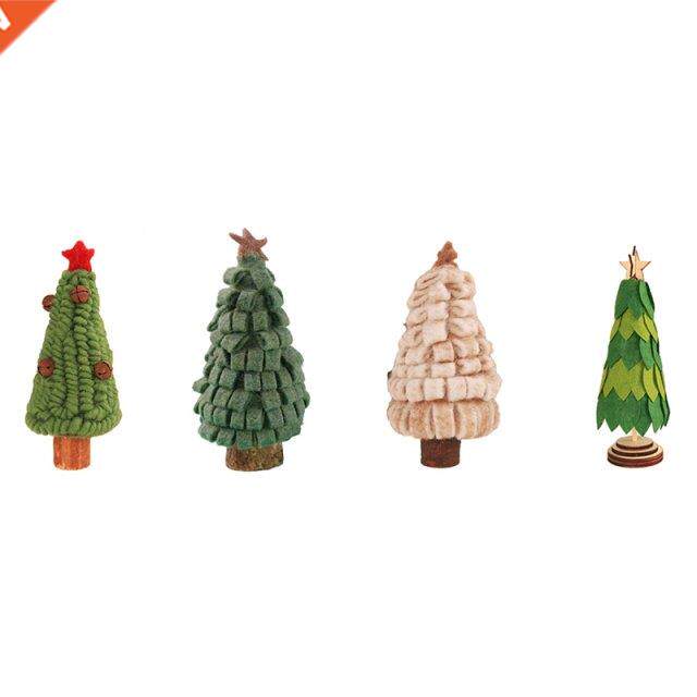 windows new wool felt bell christmas tree christmas decorati