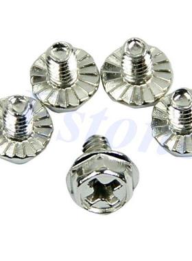 100pcs Toothed Hex 6/32 Computer PC Case Hard Drve Motherbo