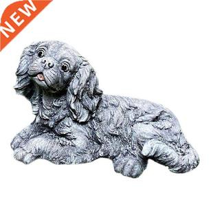 Adorable Dog Figurine, Garden Statues Sculpture Decor Pets R