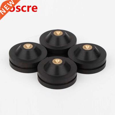 4xPreffair 3m Ebony Wood Speaker Spike Pad Loudspeaker Box