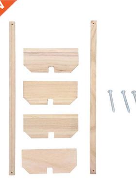 Chicken Perches Non Toxic 2 Set Stable Chick Wooden Stand Re