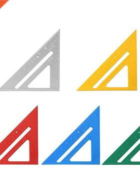 7 inch Aluminum Triangle Ruler Angle Protractor for Building