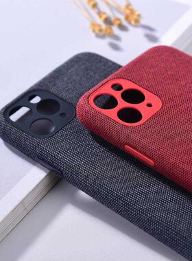 New For iPhone 12 11 Pro Max 12 Mini Canvas Case Cloth Soft