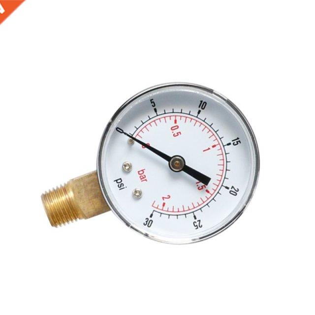 Pressure Gauge 52mm Dal 1/8 BSPT Vertcal 0/15,30,60,100,1