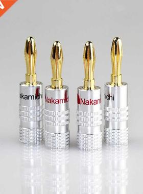 4pcs Banana Connector 4mm Speaker banana plugs 24K Copper go