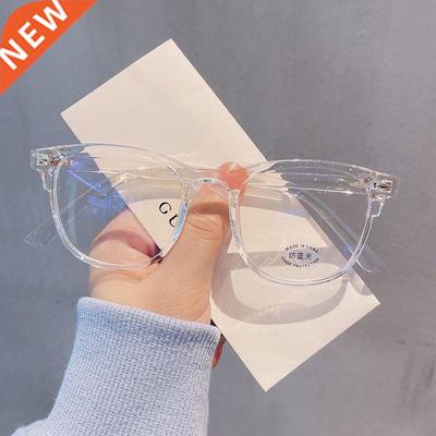 Ins-gafas antiazules para hombre y mujer, lentes transparent