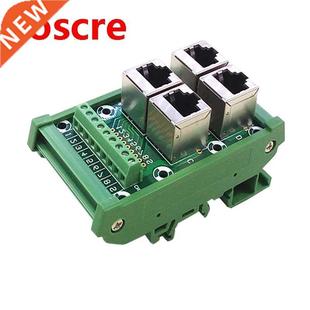 Jack Breakou Mount Buss Way 8P8C Module RJ45 Rail DIN