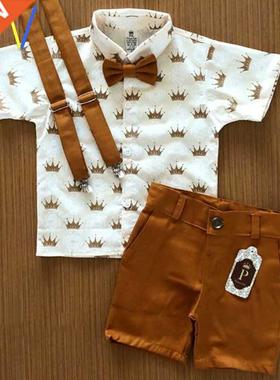 2020 Summer boy T-shirt Shorts Kids Baby Boys Clothes Sets