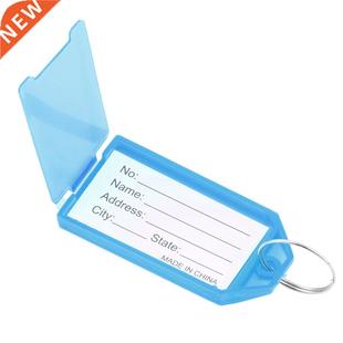 Tags Rings Name Plastic Rack Key Identity 1Pc