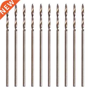 10Pcs/Set 1mm M35 Triangle Shank HSS-Co Cobalt Twist Drill S