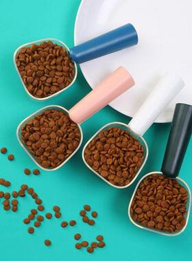 Multifunctional portable pet cat and dog food scale spoon fe