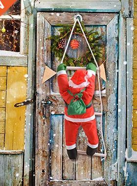 1PC Santa Claus Climb Climbing Stair Ladder Rope Christmas P