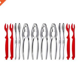 12 Piece Seafood Tool Set,Crab Leg Cracker and Forks Nut Cra