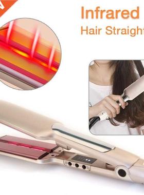 Infrared Hair Straightener Titanium Plates Ionic Hair Straig