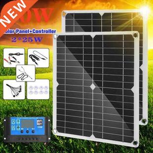 Kit Panel Monocrystalline Controller 50W High Solar