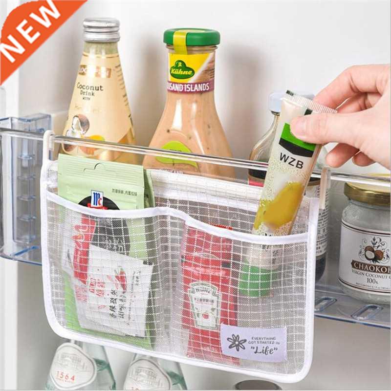 1/2pcs Refrigerator Hanging Classify Storage Bag Food Classi