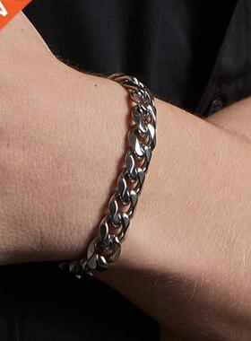 Vnox asic 3/5/7/9/11mm Wide Cur Cuan Link Chain racelets