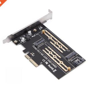 NVMe NGFF M.2 Card Add Adapter SSD PCE SATA