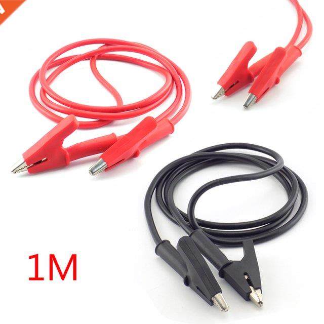 Dual Head Alligator Clips Wire Jumper Crocodile cable Clip L