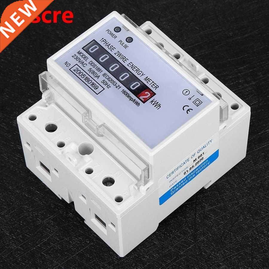 Single Phase Counter Meter DDS1891 High Accuracy 4P LCD Elec