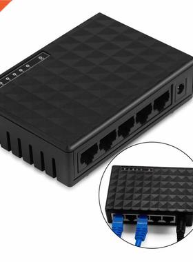 10/100Mbps 5 Ports Fast Ethernet LAN RJ45 Vlan Switch + Char