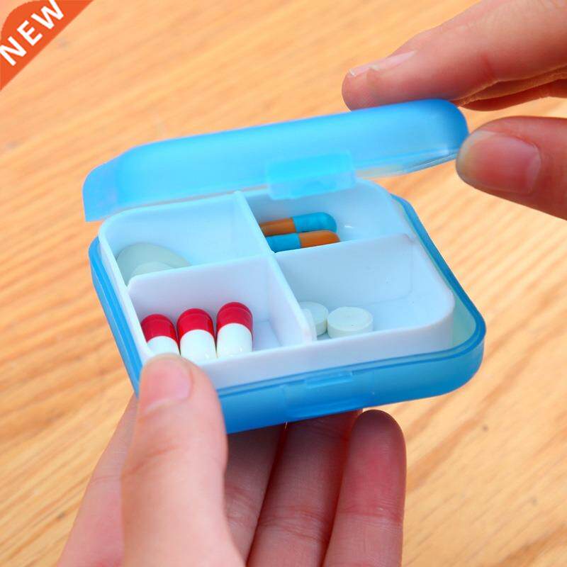 1Pcs Portable Pill Cases Travel Dispen Storage Foldable Mini