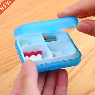 1Pcs Portable Pill Cases Travel Dispen Storage Foldable Mini