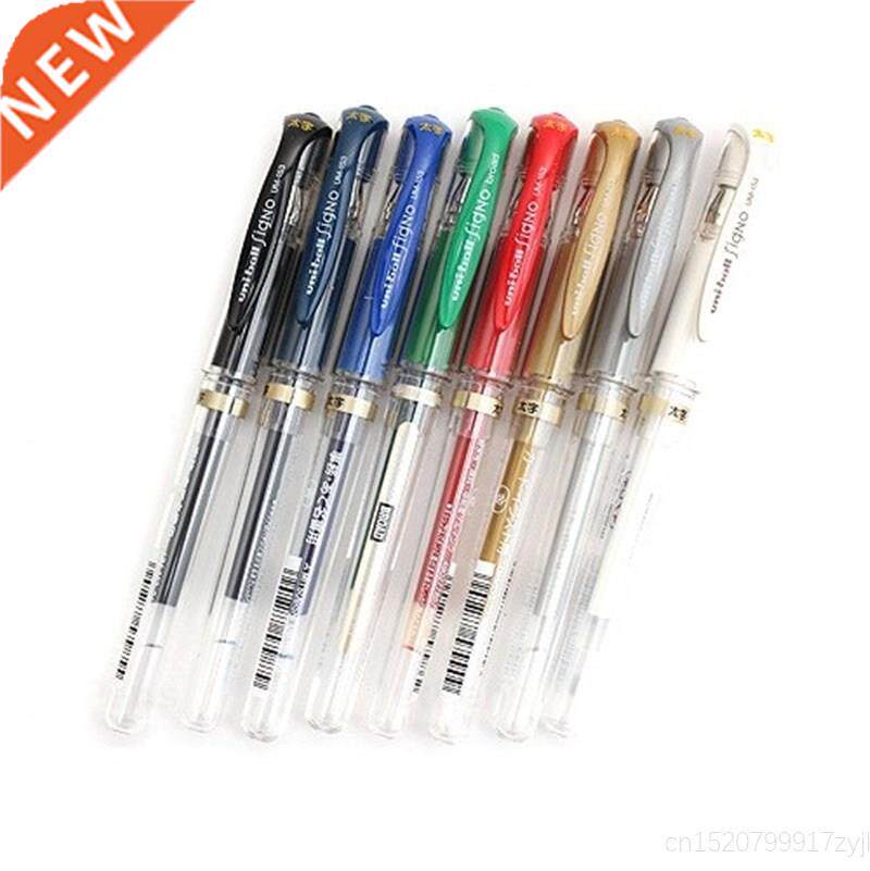 Uni Ball Signo Broad UM 153 Gel Pen White Blue Red Black Si