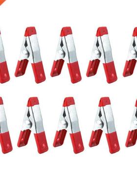 Lot+10Pcs+Metal+Spring+Clamps+2
