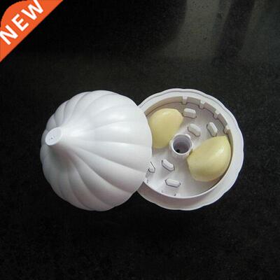 Helpful Garlic Crusher Grater Plastic Box Twist Peeler Mince
