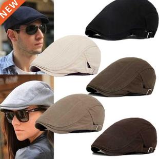 Men Berets Sreet Newsboy Hat Spring Autumn Winter Retro Brit
