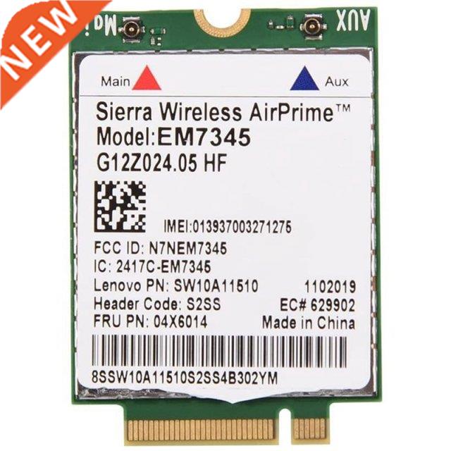 Network Card, EM7345 4G LTE WWAN Card Module for Thinkpad X2