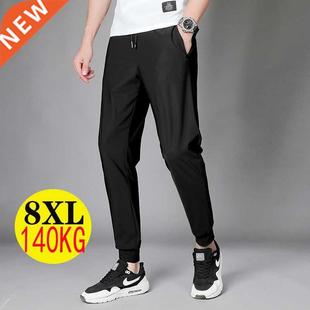 Mens Casual Pants Black Sweatpants Men Clothing Sreetwear Sr