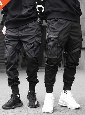 2021 Ribbons Men Jogger Sweatpants Men's Cargo Pants Setwear