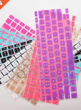 Hot sale 1pc Candy Colors Rainbow Silicone Keyboard Case Cov