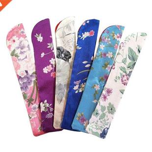 Elegant Folding Hand Fan Bag Holder Dustproof Protector Pouc
